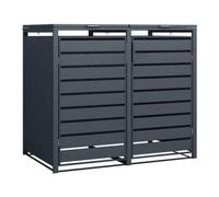 50NRTH GmbH Westmann Bac à ordures Kubus 2x 240 L 80 × 132 × 116 cm Quantité:1