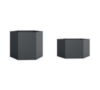 50NRTH GmbH Westmann Metall Hochbeete Varia Set 2 pièces 100 x 200 x 77 cm Anthracite Quantité:1
