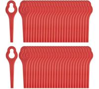 50Pcs Lames compatible pour Ferrex Aldi Far 20-i Coupe Bordure,lames en Plastique de rechange pour Coupe Bordure sans fil Ferrex