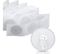 50pcs NFC Tag Stickers, Round NFC Cards NFC Tag 215 Sticker Programmable 504 Bytes Memory NTAG215 Tags Compatible avec Tous les Téléphones et Appareils Compatibles NFC (25mm de Diamètre)