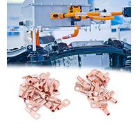50pcs SC6-6 Batterie Batterie de cuivre Terminal, Pattes de Fil, câble des connecteurs de sertissage à Froid Terminaux ， Bonne conductivité électrique