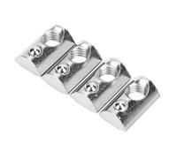 50Pcs T-Slot Nut, European Standard Elastic Nut Slot T Sliding Nuts Spring Nuts Fasteners, Aluminium Profiles T Slot(M8)