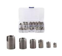 50pcs vis autotaraudeuses inserts de réparation de filetage en acier inoxydable inserts de réparation d'écrou