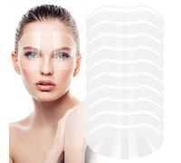 50PCS Visière Souple Transparente, Boucliers de Douche Réutilisation, Clear Shield Masque Maquillage Protecteur Barber, pour la Coupe de Cheveux Salon Coiffure Teinture Masque Maquillage Protecteur