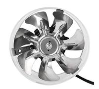 50W 220V 180mm Ventilateur d'Évacuation, Ventilateur D'extraction Silencieux Extracteur D'air Mural Système d'Échappement Ventilation d'Évacuation pour Cuisine, Salle de Bain, Toilette