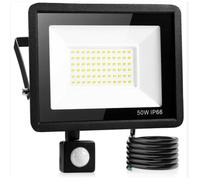 50W Led Projecteur Exterieur Detecteur，Ip66 imperméable luminaire Exterieur Detecteur，Lumière blanche froide，Largement Utilisé