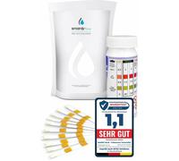 50x Bandelettes de test d’eau 3en1 pour valeur du pH,alcalinité et oxygène actif Analyse rapide et précise de l’eau pour piscine