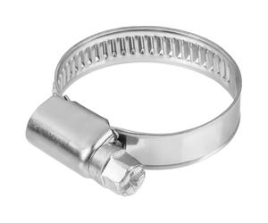 50x Colliers de serrage 25-40 mm, Inox W2, 9 mm large, 0,7 mm d'épaisseur | colliers à vis sans fin inoxydables, réglables - colliers à vis pour tuyau, tube, sanitaire, ventilation