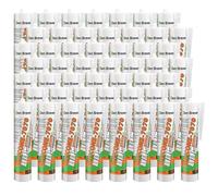50x Mastic silicone neutre bâtiment 7070 Plus translucide 300ml DEN BRAVEN