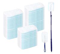 52 Pièces Plumeau Poussiere Recharge Kit Compatible avec Swiffer, Recharges Plumeau Duster avec 1 Poignée, 1 Telescopique, Recharges Plumeau pour Nettoyer la Poussière, Les Poils d'animaux, la Salet