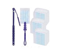 52 Pièces pour Swiffer Plumeau Poussiere Recharge Kit, pour Swiffer Duster Recharge, avec 1 Poignée Plumeau, pour Le Bureau, de l'é