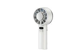 5200 mAh Portable Ventilateur Portable Affichage Semi-conducteur réfrigération 100 Vitesses USB Rechargeable Ventilateur extérieur Double Refroidisseur de Glace (Bleu)