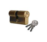 520930607 Cylindre double City varié - 30 x 60 - Laiton poli