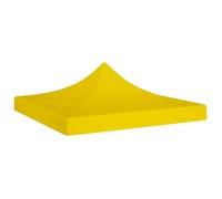 5222MGQ® Toit de tente de réception Economique, Bâche de Tente de Jardin barnum Pavillon Tonelle 3x3 m Jaune 270 g-m²