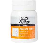 Pébéo - Modeling Paste Studio Acrylics Haute Densité - Modeling Paste Pébéo Acrylique - Pâte Pour Reliefs et Empâtements - Auxiliaire Acrylique Blanc 500 ml