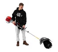 52cc Essence 2 temps Balayeuse à neige Balayeuse à moteur Sweeper Moteur Balayette Fraise à neige Déblayeuse Large balai à gaz manuel