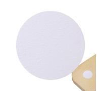 54 Cache-Trou De Vis Autocollant, 20 Mm Cache-vis pour Meubles - Cache Rayures Et Trous, Imperméable Et Anti-poussière, Léger Et Pratique, Adapté Aux Bureaux, Sols Et Armoires (Blanc Mat)