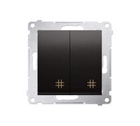 54 MODULE ANTHRACITE CONNECTEUR CROISÉ 2X PREMIUM 54 DW7/2.01/48