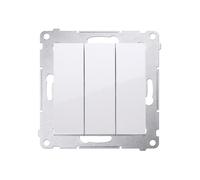 Contact - Simon - DP31.01/11 - Interrupteur 3 boutons - 10AX - 250V - Blanc