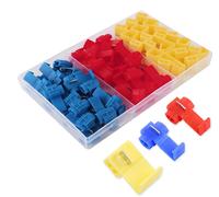 54 pièces : ensemble de connecteurs de dérivation, connecteurs rapides, bornes de connexion de câbles, connecteurs rapides (20 bleus, 20 rouges, 14 jaunes)
