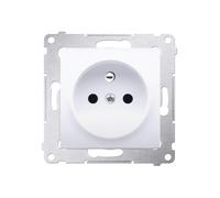 Kontakt-Simon DGZ1CZ.01/11 Douille en plastique blanc IP20, 250 V, 75 mm, 40 mm