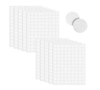 540 Paire Autocollant Rond Double Face, 10mm Pastille Adhesive Collant Point, Boucle Auto AdhéSifs, pour Table, Mur, Fixation D'Objets sur Les Surfaces De Bord De FenêTre