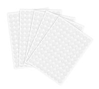 540 Paires Scratch Autocollant Rond,10 mm Scratch Autocollant Double Face | Pastille Scracht Adhesif,Autocollantes Hook & Loop Pastille Adhesive,pour DIY,Papier,Tapis,Nappes,Artisanat etc(Blanche)