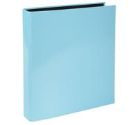 Exacompta - réf. 54568E - 1 Classeur rigide Aquarel - 2 anneaux en D - Diamètre 25 mm - Dos de 4 cm - Dimensions extérieures : 31,5 x 27 cm - Format à classer A4 - Coloris : bleu pastel