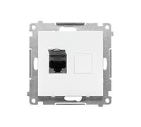 55 MODULE BLANC MAT PRISE ORDINATEUR 1X UAE 8 CAT.6 T61.01/111