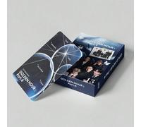 55 pièces Hongjoong San Wooyoung ATE GOLDEN HOUR Partie.2/3/4 Cartes d'étoiles, Photocards LOMO HD Thème Fantasy Tous les membres, Marchandise de groupe de garçons K-POP à collectionner, Mini cartes d