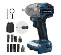 550Nm hocs Sans Fil Compatible avec Bosch Professional 18V System GBA/GBA ProCORE AMPShare 18V Batteries, 1/2'', Moteur sans balais, 7 Douilles