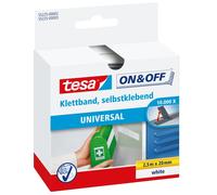 [55225-00002-01] tesa bande auto-agrippante, 20 mm x 2,5 m, blanc