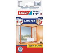 tesa Moustiquaire COMFORT fenêtre 1,30 x 1,30 m – Blanc – Lavable & Réutilisable