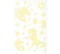 56 Stickers phosphorescents et pailletés - Licornes G