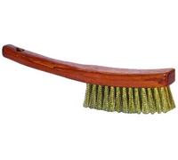 578 Brosse en acier laitonné Manche allongé