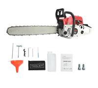 58 CC Tronçonneuse Thermique, Grand guide 20 pouces 50,8cm, Moteur à Essence 3,2 HP, 1,3 kW, Scie à Chaîne Pour la Coupe du Bois, Tronçonneuse Thermique Puissante Pour la Coupe du Bois De Chauffage