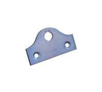 58313 Moraillon plat porte cadenas 65 x 45 mm argent