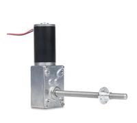 5840 31ZY DC 12V-24V Moteur à engrenage à vis sans fin 12-470 tr/min couple | Moteur à engrenage à vis sans fin autobloquant DC 12 V 24 V 12-470 tr/min à arbre long couple élevé M8 (12 V avec support