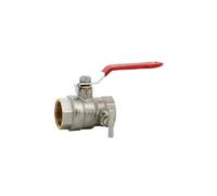 585004 Vanne de purge femelle-femelle 15x21 mm vanne à boule levier rouge