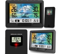Station météo sans fil - Berdsen - Écran LCD - Prévisions météo 12 heures - Température intérieure et extérieure