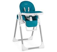 Chaise haute Belo avec table et transat, bleu foncé