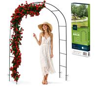 Pergola de jardin - Plonos - 240 cm - Arc - Acier peint par poudrage - Résistante aux UV - Résistante à la corrosion