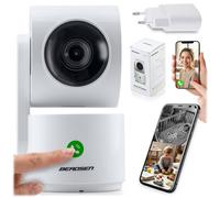 5903890633769 Kamera IP obrotowa 3MP niania elektroniczna Berdsen BD-942 biała B