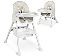 Ricokids Chaise d'allaitement avec table Milo gris