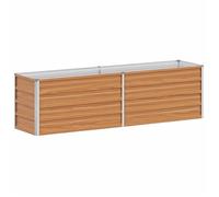 [5913299]Jardinière Surélevée - Bac pot de jardin surélevée Marron Clair 160x40x45 cm,Poids:5.28 Kg