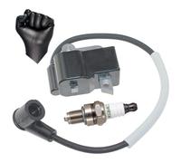 597383401 597383402 Bobine d'allumage avec bougie CMR5H pour Husqvarna 129C 129DJX 129L 129LDX 129LK 129R 129RJ 325L 325R 329L Jonsered BC2228 GT2228 GTS2222 Tondeuse à 8 cordes