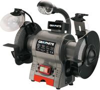 59G383 GRAPHITE Meuleuse d'établi 370W, disque 150x12.7 mm