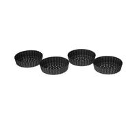 5five - 4 moules perforés à tartelettes 10cm
