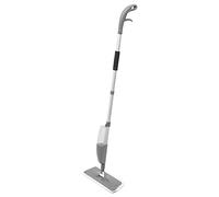 5five - Balai avec Réservoir 300 ML Gris - Manche avec Spray - Serpillère Microfibre - Nettoyage Sol Facile - Entretien Ménager