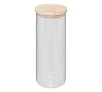 5five - bocal hermet 1,6l en verre et couvercle bois 1,6l